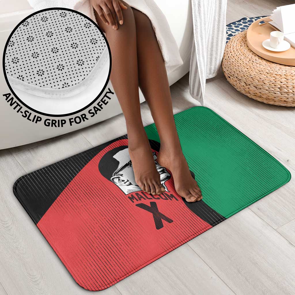 Malcolm X Bathroom Set Truth Is on the Side of the Oppressed Quote Civil Rights Tribute - African Pride
