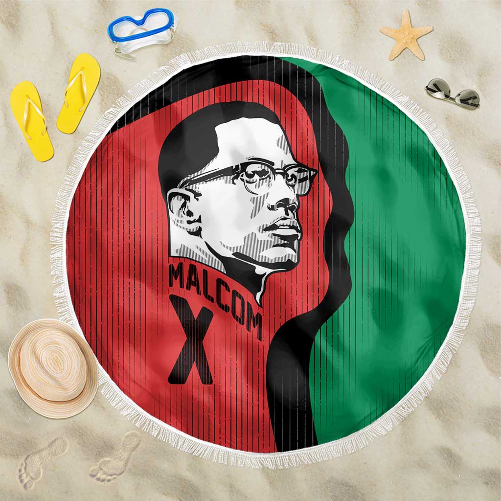 Malcolm X Beach Blanket Truth Is on the Side of the Oppressed Quote Civil Rights Tribute - African Pride