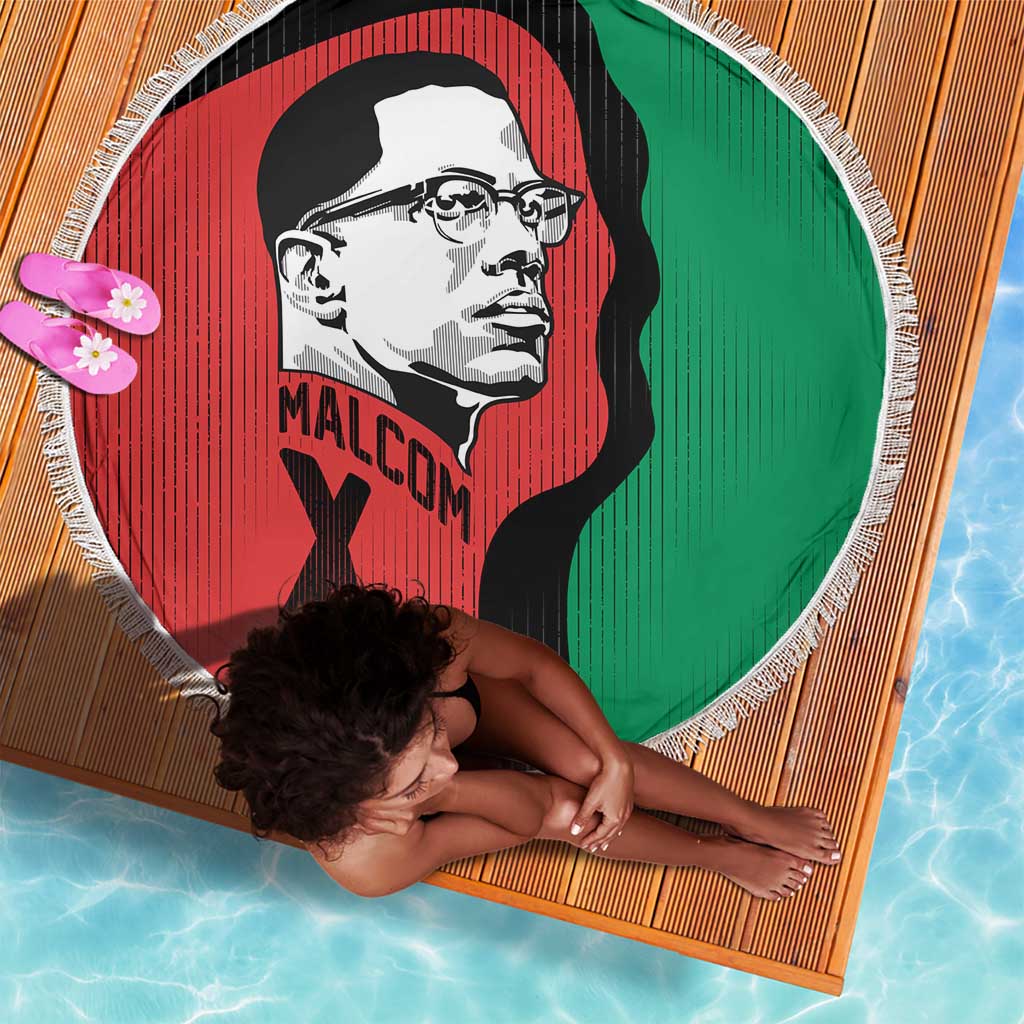 Malcolm X Beach Blanket Truth Is on the Side of the Oppressed Quote Civil Rights Tribute - African Pride