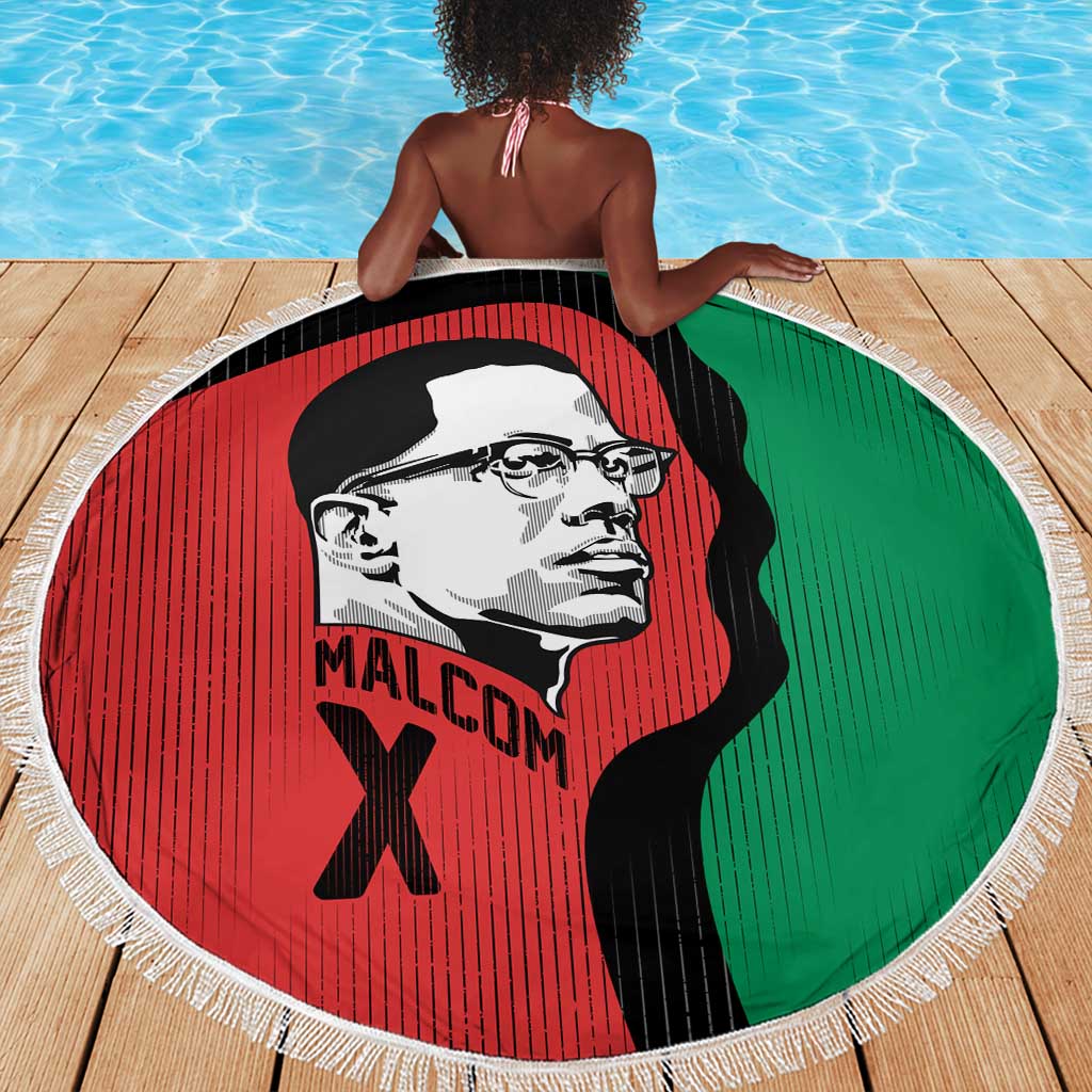 Malcolm X Beach Blanket Truth Is on the Side of the Oppressed Quote Civil Rights Tribute - African Pride
