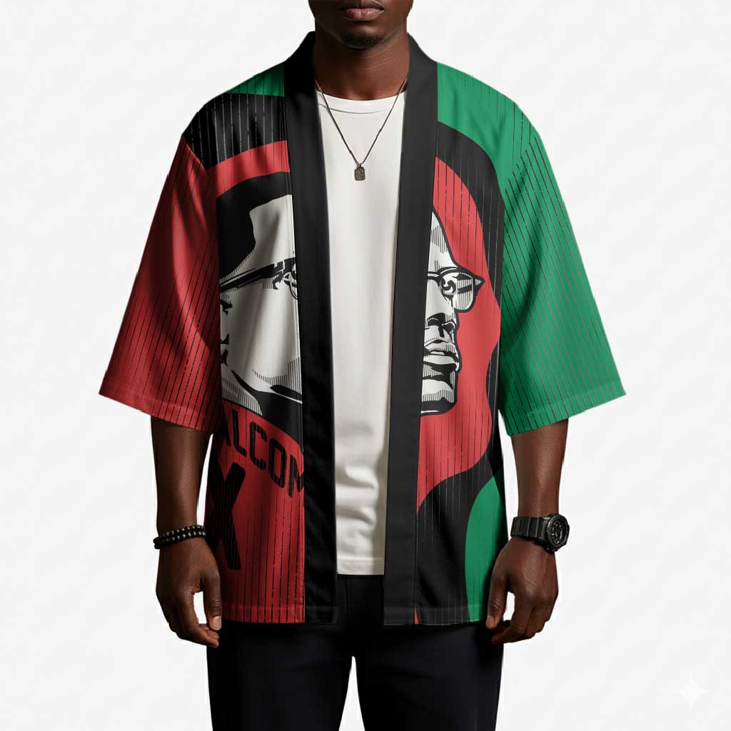 Malcolm X Kimono Truth Is on the Side of the Oppressed Quote Civil Rights Tribute - African Pride