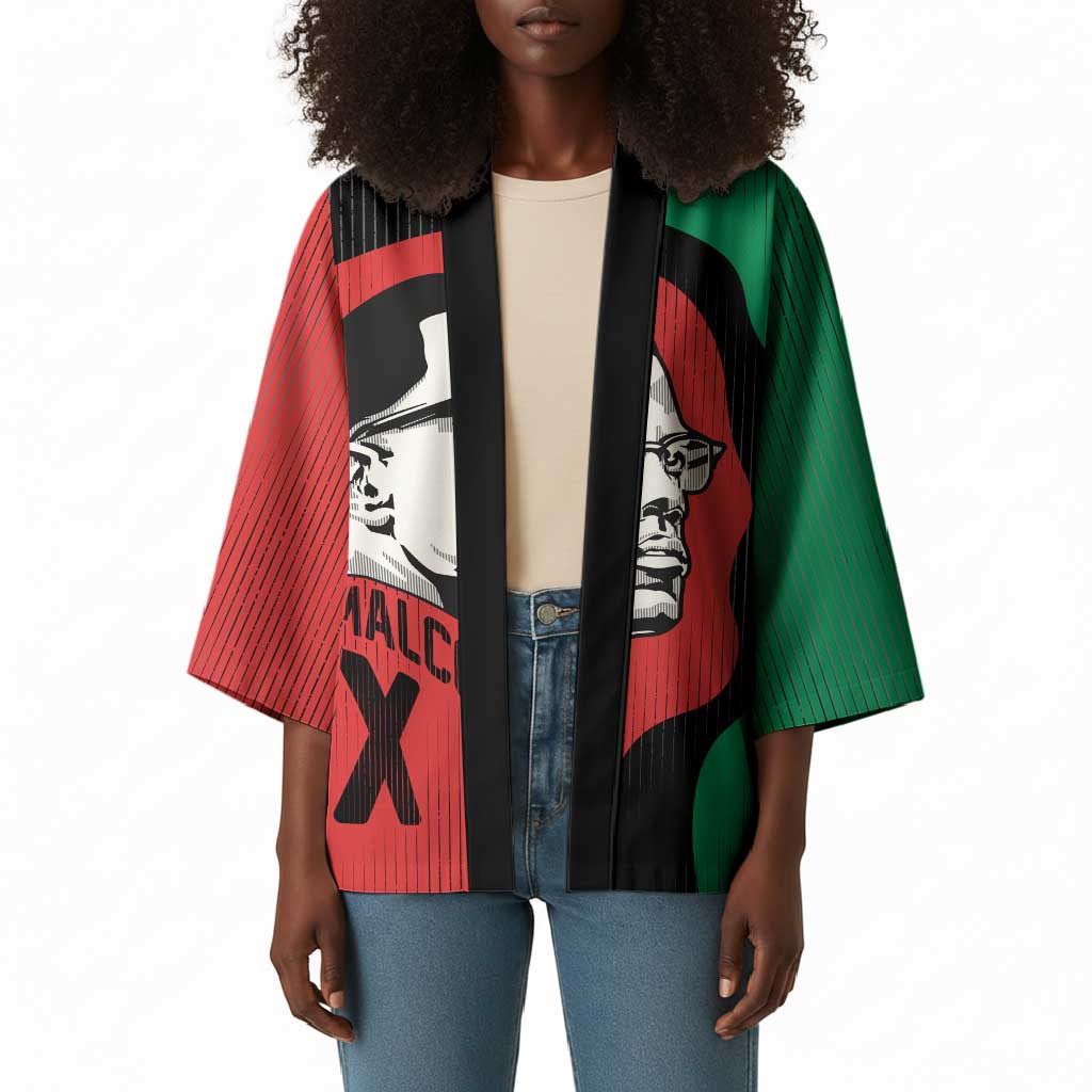 Malcolm X Kimono Truth Is on the Side of the Oppressed Quote Civil Rights Tribute - African Pride