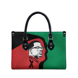 Malcolm X Leather Bag Truth Is on the Side of the Oppressed Quote Civil Rights Tribute - African Pride