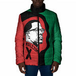 Malcolm X Padded Jacket Truth Is on the Side of the Oppressed Quote Civil Rights Tribute - African Pride