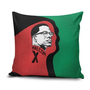 Malcolm X Pillow Cover Truth Is on the Side of the Oppressed Quote Civil Rights Tribute - African Pride