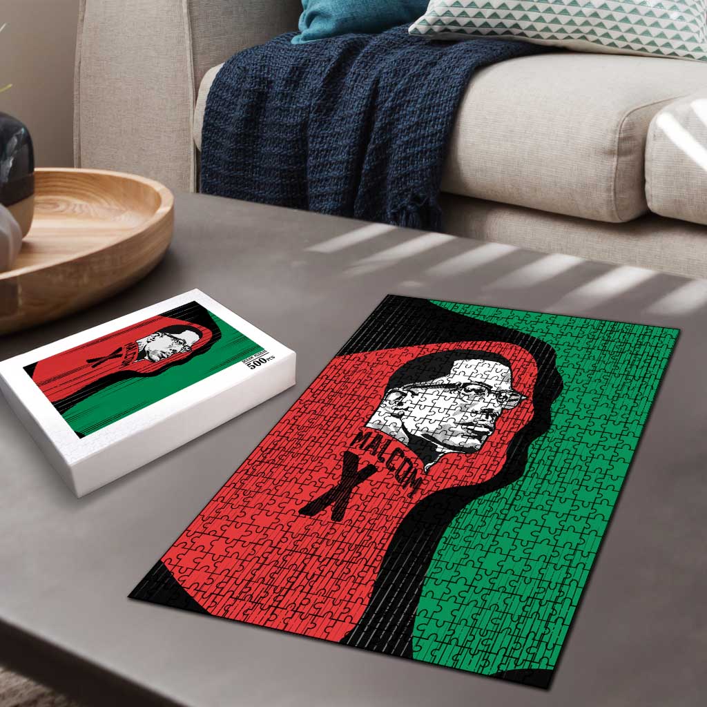 Malcolm X Puzzle Truth Is on the Side of the Oppressed Quote Civil Rights Tribute - African Pride