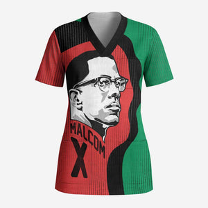 Malcolm X Scrub Top Truth Is on the Side of the Oppressed Quote Civil Rights Tribute - African Pride
