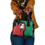 Malcolm X Shoulder Handbag Truth Is on the Side of the Oppressed Quote Civil Rights Tribute - African Pride