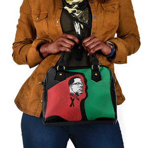 Malcolm X Shoulder Handbag Truth Is on the Side of the Oppressed Quote Civil Rights Tribute - African Pride
