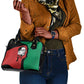 Malcolm X Shoulder Handbag Truth Is on the Side of the Oppressed Quote Civil Rights Tribute - African Pride