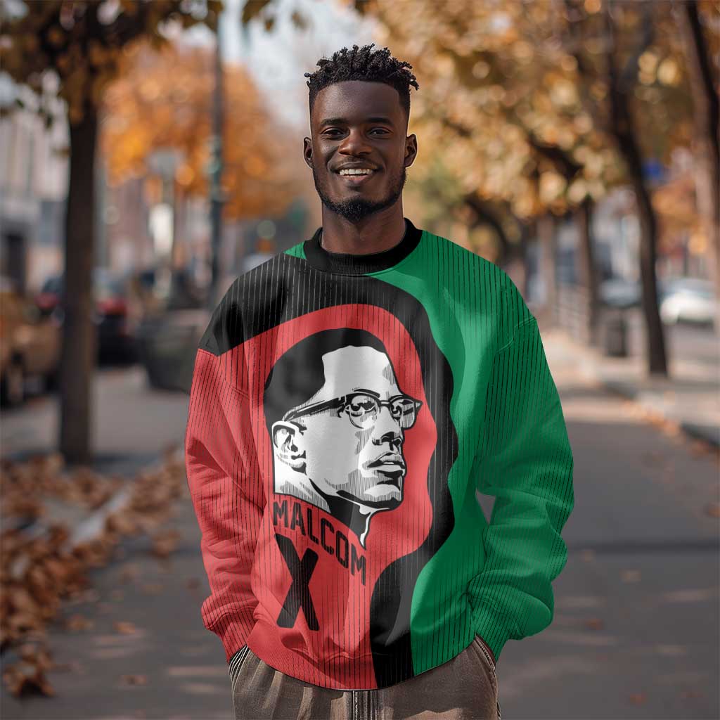 Malcolm X Sweatshirt Truth Is on the Side of the Oppressed Quote Civil Rights Tribute - African Pride