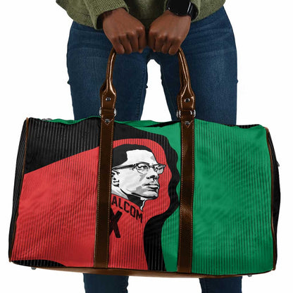 Malcolm X Travel Bag Truth Is on the Side of the Oppressed Quote Civil Rights Tribute - African Pride