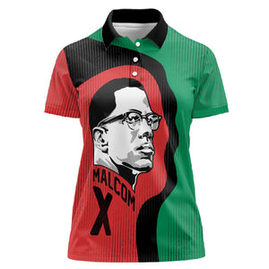 Malcolm X Women Polo Shirt Truth Is on the Side of the Oppressed Quote Civil Rights Tribute TS04
