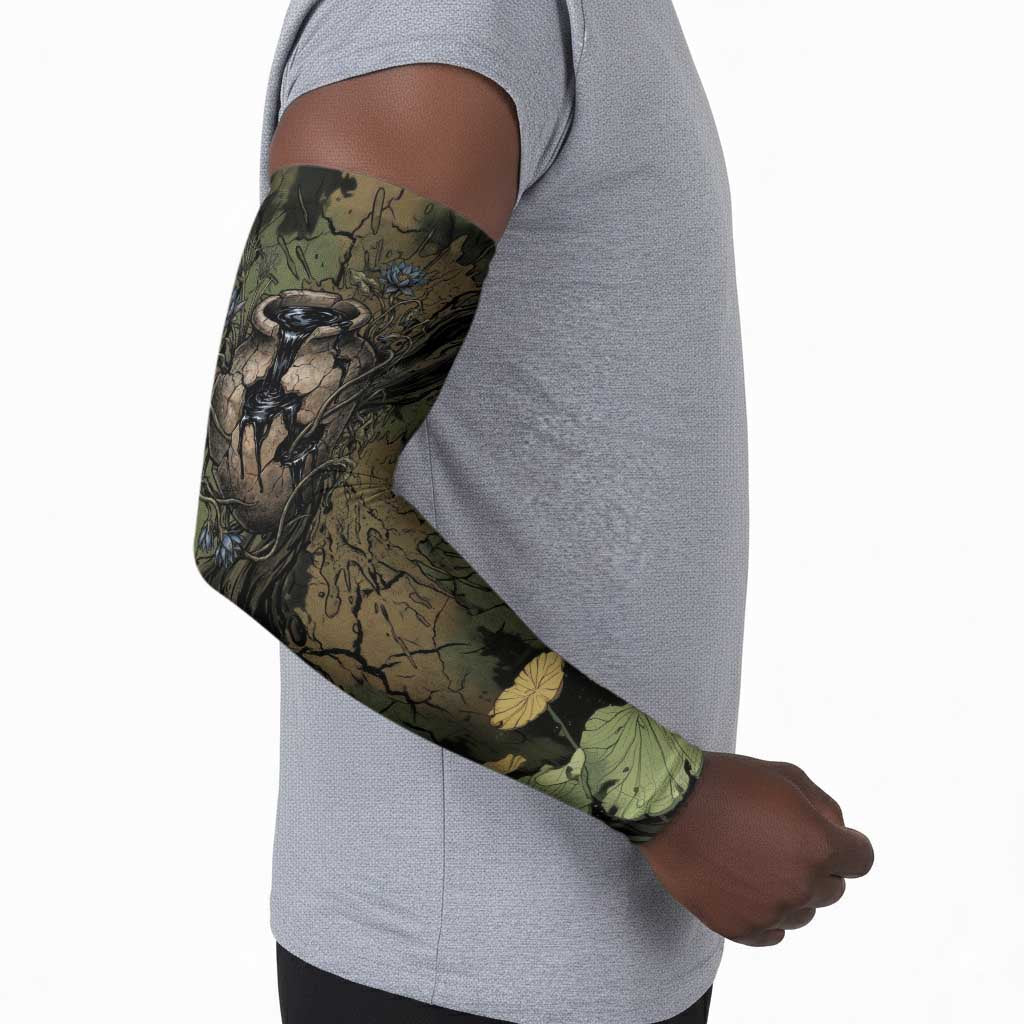 Hapi Egyptian Arm Sleeves Bringer of Kemet Nature Spirit Flowing Water and Earth Harmony
