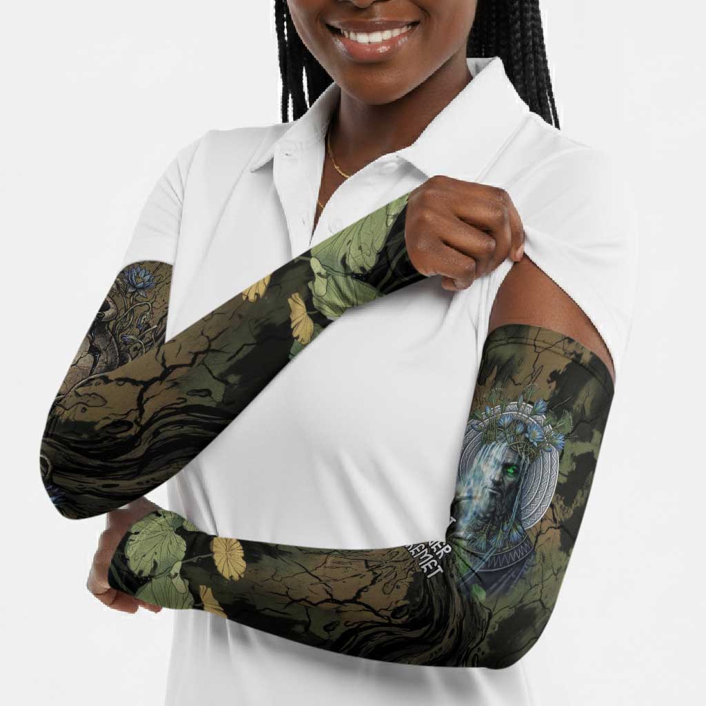 Hapi Egyptian Arm Sleeves Bringer of Kemet Nature Spirit Flowing Water and Earth Harmony