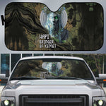 Hapi Egyptian Auto Sun Shade Bringer of Kemet Nature Spirit Flowing Water and Earth Harmony