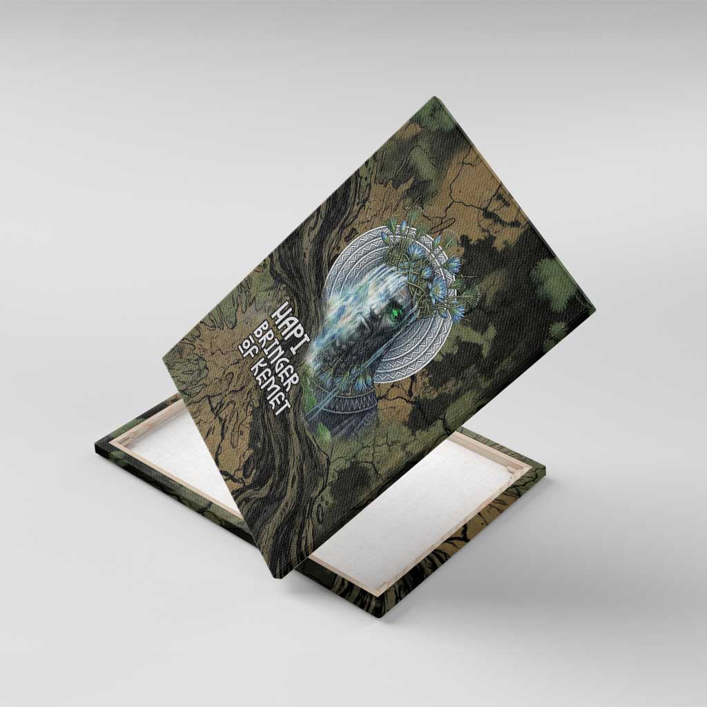 Hapi Egyptian Canvas Wall Art Bringer of Kemet Nature Spirit Flowing Water and Earth Harmony