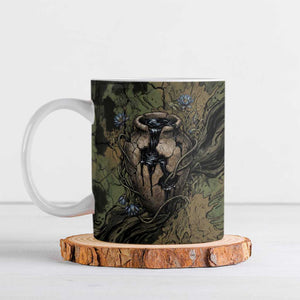 Hapi Egyptian Ceramic Mug Bringer of Kemet Nature Spirit Flowing Water and Earth Harmony