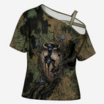 Hapi Egyptian Cross Shoulder Shirt Bringer of Kemet Nature Spirit Flowing Water and Earth Harmony
