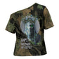 Hapi Egyptian Cross Shoulder Shirt Bringer of Kemet Nature Spirit Flowing Water and Earth Harmony