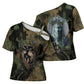 Hapi Egyptian Cross Shoulder Shirt Bringer of Kemet Nature Spirit Flowing Water and Earth Harmony