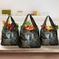 Hapi Egyptian Grocery Bag Bringer of Kemet Nature Spirit Flowing Water and Earth Harmony