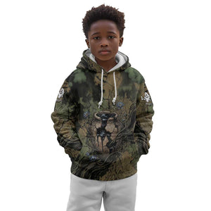 Hapi Egyptian Kid Hoodie Bringer of Kemet Nature Spirit Flowing Water and Earth Harmony