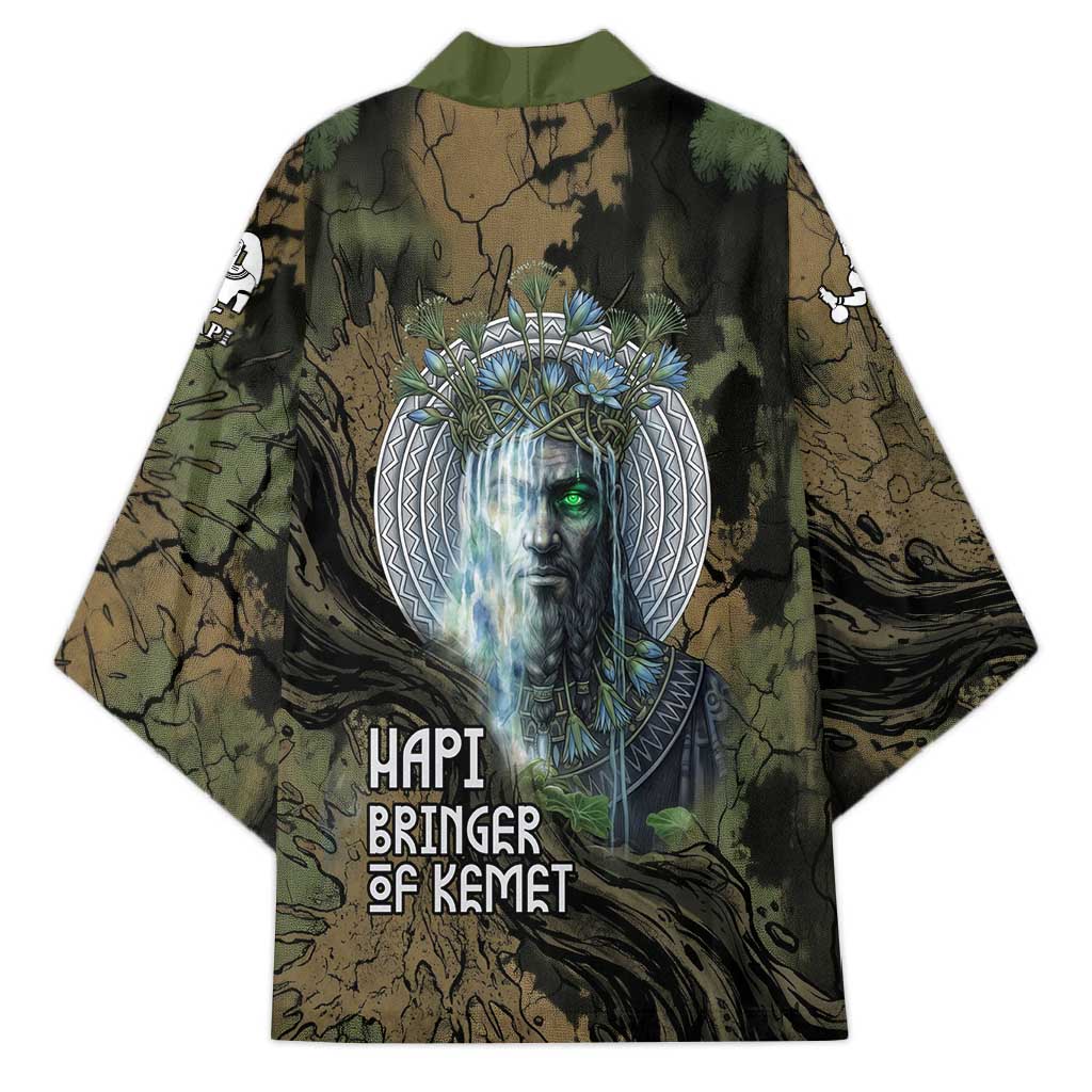 Hapi Egyptian Kimono Bringer of Kemet Nature Spirit Flowing Water and Earth Harmony