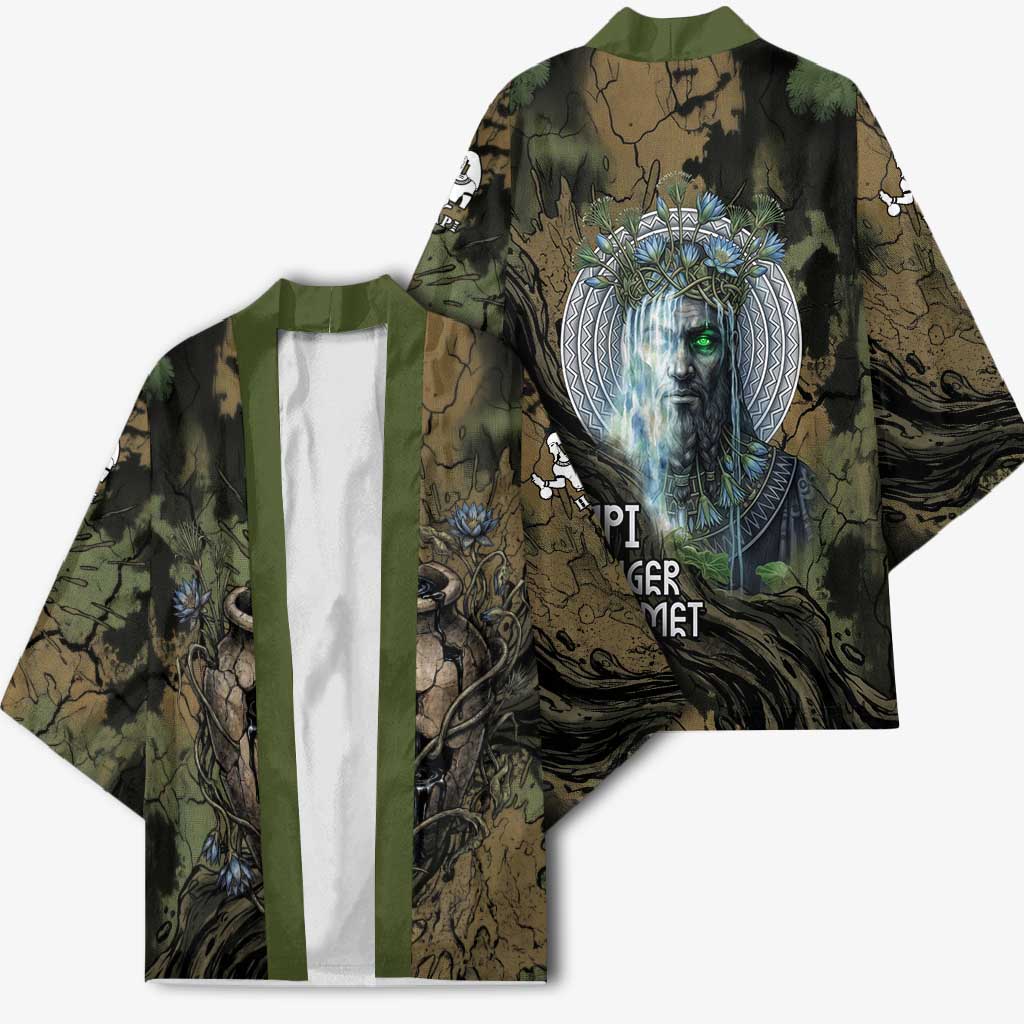 Hapi Egyptian Kimono Bringer of Kemet Nature Spirit Flowing Water and Earth Harmony