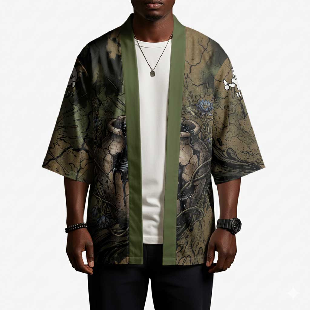 Hapi Egyptian Kimono Bringer of Kemet Nature Spirit Flowing Water and Earth Harmony