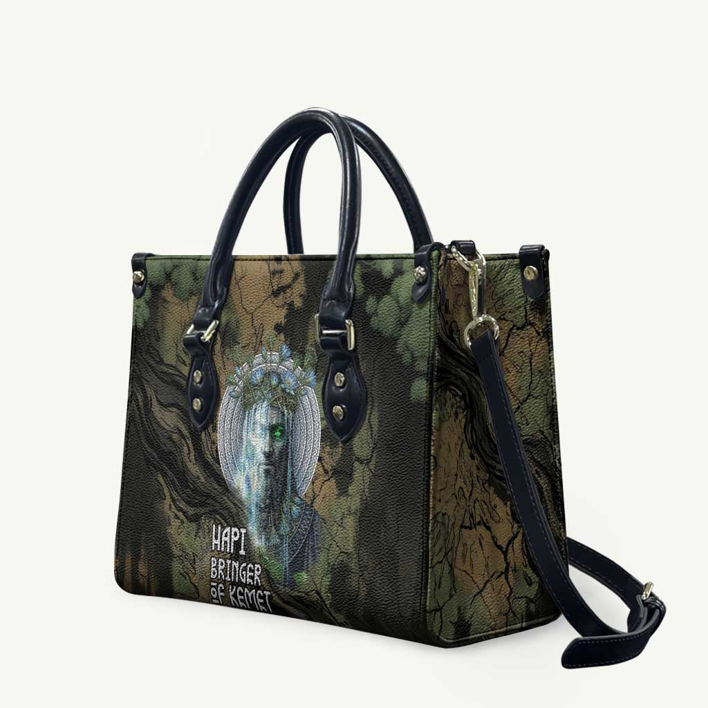 Hapi Egyptian Leather Bag Bringer of Kemet Nature Spirit Flowing Water and Earth Harmony