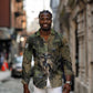 Hapi Egyptian Long Sleeve Button Shirt Bringer of Kemet Nature Spirit Flowing Water and Earth Harmony