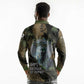 Hapi Egyptian Long Sleeve Polo Shirt Bringer of Kemet Nature Spirit Flowing Water and Earth Harmony