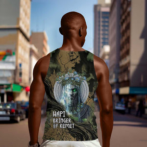 Hapi Egyptian Men Tank Top Bringer of Kemet Nature Spirit Flowing Water and Earth Harmony