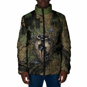 Hapi Egyptian Padded Jacket Bringer of Kemet Nature Spirit Flowing Water and Earth Harmony