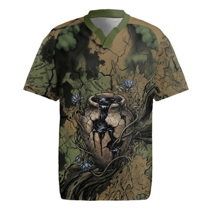 Hapi Egyptian Rugby Jersey Bringer of Kemet Nature Spirit Flowing Water and Earth Harmony