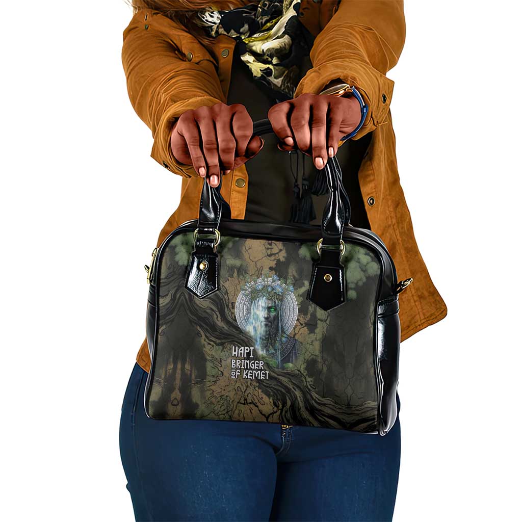 Hapi Egyptian Shoulder Handbag Bringer of Kemet Nature Spirit Flowing Water and Earth Harmony
