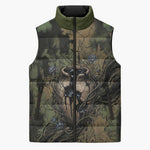 Hapi Egyptian Sleeveless Puffer Jacket Bringer of Kemet Nature Spirit Flowing Water and Earth Harmony