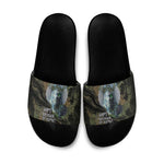 Hapi Egyptian Slide Sandals Bringer of Kemet Nature Spirit Flowing Water and Earth Harmony