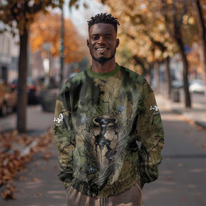 Hapi Egyptian Sweatshirt Bringer of Kemet Nature Spirit Flowing Water and Earth Harmony