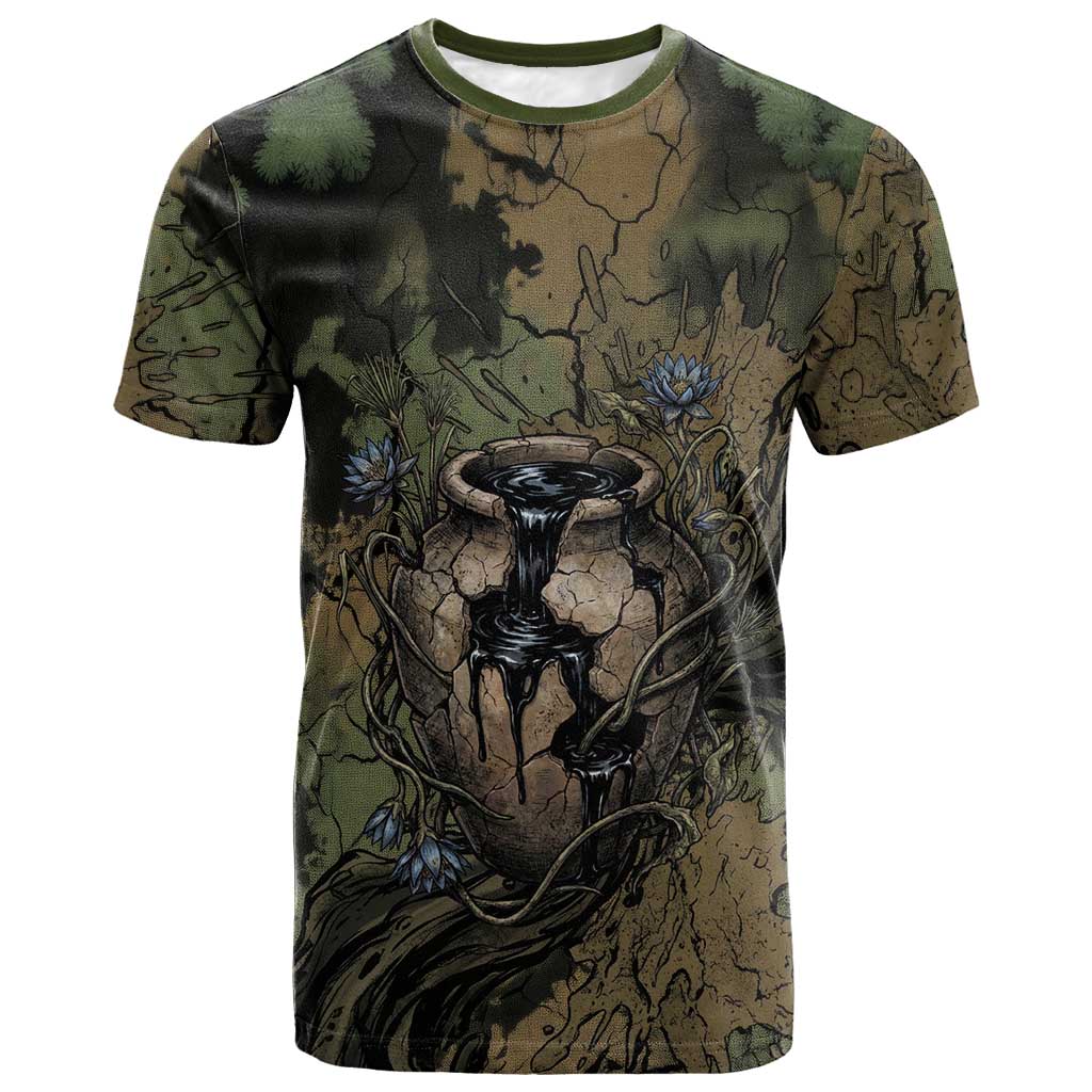 Hapi Egyptian T shirt Bringer of Kemet Nature Spirit Flowing Water and Earth Harmony