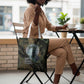 Hapi Egyptian Tote Bag Bringer of Kemet Nature Spirit Flowing Water and Earth Harmony