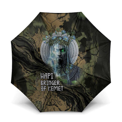 Hapi Egyptian Umbrella Bringer of Kemet Nature Spirit Flowing Water and Earth Harmony