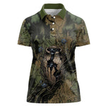 Hapi Egyptian Women Polo Shirt Bringer of Kemet Nature Spirit Flowing Water and Earth Harmony