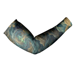 Egyptian Hapi Arm Sleeves God of the Nile Ankh Symbol Lotus Flowers and Sacred River Energy
