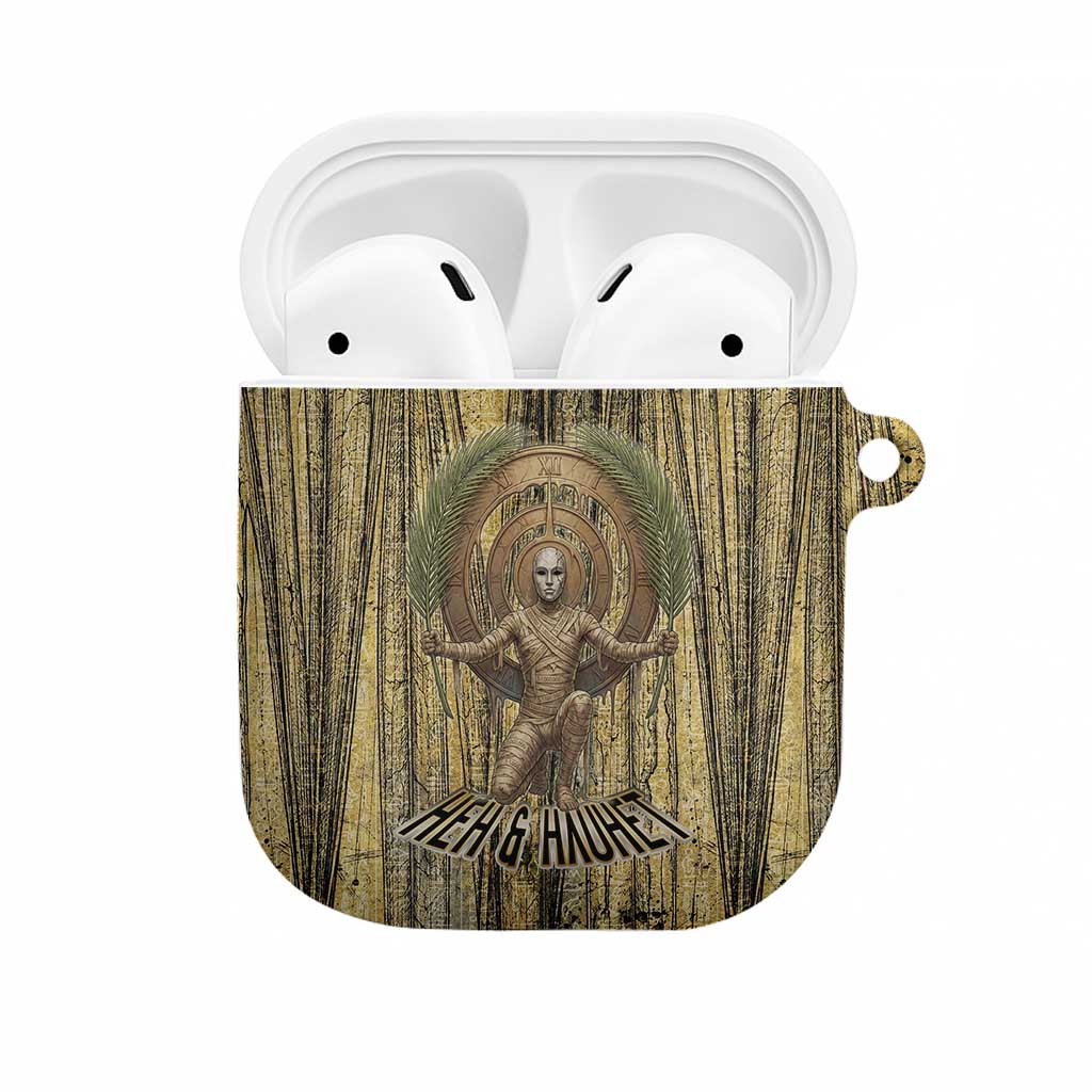 Heh and Hauhet Egyptian AirPods Case Timeless Gods Design Infinity Serpent and Divine Balance Ancient