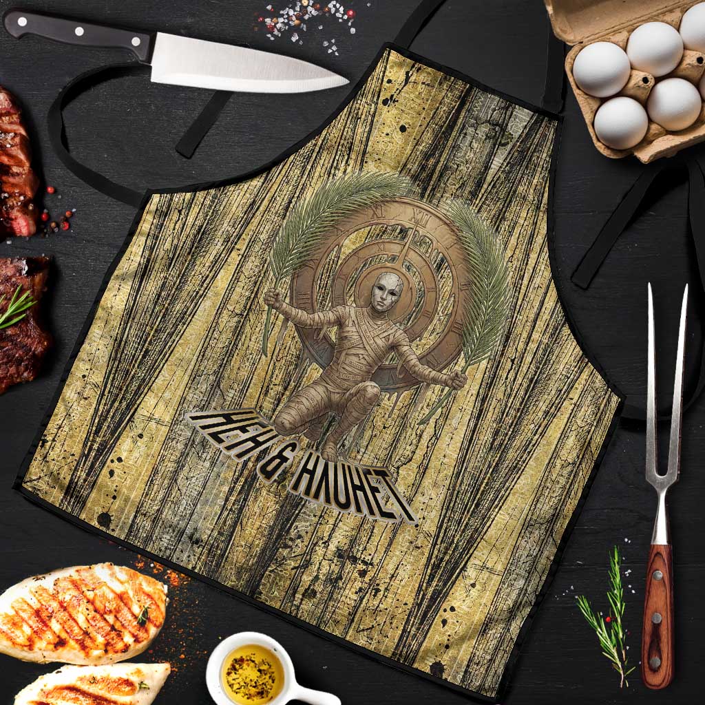 Heh and Hauhet Egyptian Apron Timeless Gods Design Infinity Serpent and Divine Balance Ancient
