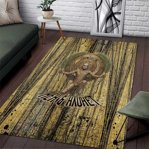 Heh and Hauhet Egyptian Area Rug Timeless Gods Design Infinity Serpent and Divine Balance Ancient