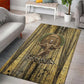 Heh and Hauhet Egyptian Area Rug Timeless Gods Design Infinity Serpent and Divine Balance Ancient