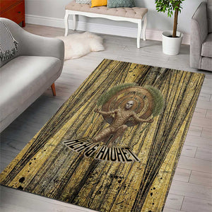 Heh and Hauhet Egyptian Area Rug Timeless Gods Design Infinity Serpent and Divine Balance Ancient